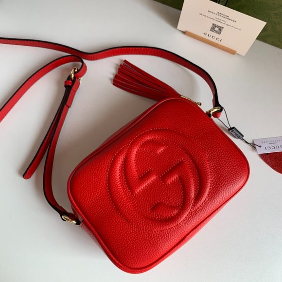 Gucci Bags Authentic Gucci Soho Camera Bag Red Poshmark